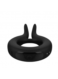 Черное эрекционное кольцо Marry Me Rechargeable Vibrating Cockring - Adrien Lastic - в Ангарске купить с доставкой