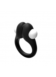 Черное эрекционное кольцо Zippy Vibrating Ring With Bullet - Adrien Lastic - в Ангарске купить с доставкой