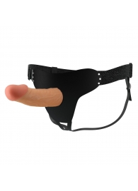 Телесный полый мужской страпон Stark - 17,5 см. - Baile - купить с доставкой в Ангарске