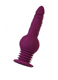 Фиолетовая мини-машина для секса Striker с пультом ДУ - 23,5 см. - ToyFa - купить с доставкой в Ангарске