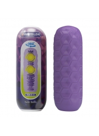 Фиолетовый мастурбатор Venus-X Twin balls - Baile - в Ангарске купить с доставкой