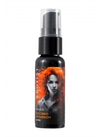 Гель с эффектом вибрации Volcano Of Passion со вкусом вишни - 25 мл. - Erotist Lubricants - купить с доставкой в Ангарске