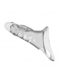Прозрачная насадка на пенис - 22 см. - Baile - в Ангарске купить с доставкой