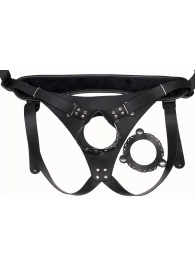 Пояс Hard Brutal для больших насадок - LOVETOY (А-Полимер) - купить с доставкой в Ангарске