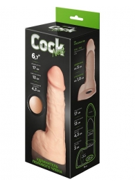 Телесный фаллоудлинитель с мошонкой Cock Next - 17 см. - LOVETOY (А-Полимер) - в Ангарске купить с доставкой