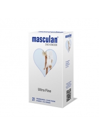 Особо тонкие презервативы Masculan Ultra Fine - 21 шт. - Masculan - купить с доставкой в Ангарске