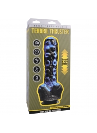 Черно-синяя мини-машина на присоске Tendril Thruster - 21,6 см. - Doc Johnson - купить с доставкой в Ангарске