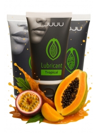 Набор из 3 съедобных лубрикантов JUJU со вкусом тропических фруктов - JuJu - купить с доставкой в Ангарске