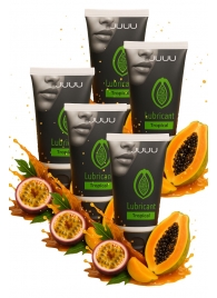 Набор из 5 съедобных лубрикантов JUJU со вкусом тропических фруктов - JuJu - купить с доставкой в Ангарске