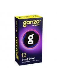 Презервативы с анестетиком для продления удовольствия Ganzo Long Love - 12 шт. - Ganzo - купить с доставкой в Ангарске