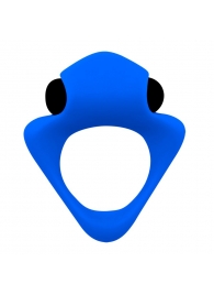 Синее эрекционное кольцо Wooomy Tribeс с вибрацией - Adrien Lastic - в Ангарске купить с доставкой