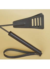 Черный кожаный стек «Сириус» - 60 см. - Sitabella - купить с доставкой в Ангарске