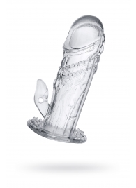 Прозрачная насадка на пенис Uco - 13 см. - A-toys - в Ангарске купить с доставкой