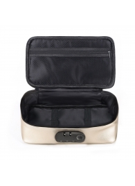 Золотистая сумочка для хранения игрушек Discreet Box - Dorcel - купить с доставкой в Ангарске