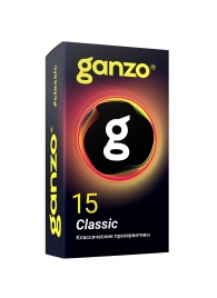 Классические презервативы с обильной смазкой Ganzo Classic - 15 шт. - Ganzo - купить с доставкой в Ангарске
