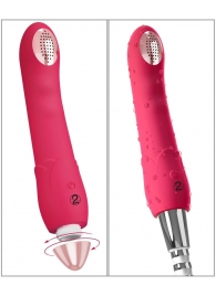 Малиновая насадка на душ с вибрацией Showers to orgasm - 20,1 см. - Orion - купить с доставкой в Ангарске