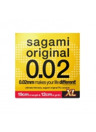 Презерватив увеличенного размера Sagami Original 0.02 XL-size - 1 шт. - Sagami - купить с доставкой в Ангарске