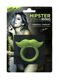 Люминесцентное эрекционное виброкольцо Hipster - Clara Morgane - в Ангарске купить с доставкой
