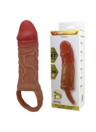 Реалистичная насадка на член Peirre - 15,5 см. - Baile - в Ангарске купить с доставкой