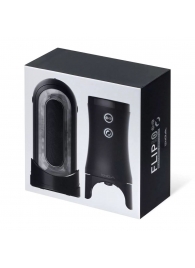 Набор Tenga Flip Zero Electronic Vibrotation: мастурбатор с вибрацией и устройство вращения - Tenga - в Ангарске купить с доставкой