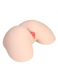 Мастурбатор-полуторс с двойным слоем материала Jenny Onahole Real Hips - KOKOS - в Ангарске купить с доставкой