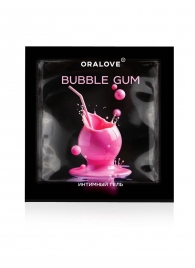 Саше съедобной оральной смазки OraLove с ароматом бабл-гам - 3 гр. - Биоритм - купить с доставкой в Ангарске