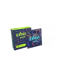 Светящиеся в темноте презервативы Expert Neon - 3 шт. - Expert - купить с доставкой в Ангарске