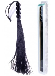 Черная силиконовая плеть - 37 см. - Boys of Toys - купить с доставкой в Ангарске