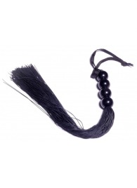 Черная силиконовая плеть - 37 см. - Boys of Toys - купить с доставкой в Ангарске