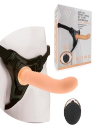 Женский вибрострапон со съемной насадкой и пультом ДУ - Erokay - купить с доставкой в Ангарске