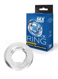 Прозрачное эрекционное кольцо-бублик - Sex Expert - в Ангарске купить с доставкой