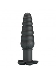 Черный анальный вибростимулятор Imron - 11 см. - Baile