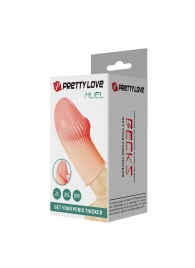 Телесная насадка на пенис Huel - 9 см. - Baile - в Ангарске купить с доставкой