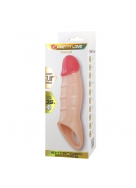 Телесная удлиняющая насадка на пенис Darnel - Baile - в Ангарске купить с доставкой