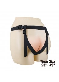 Черные трусики харнесс с платформой Caludio I - Baile - купить с доставкой в Ангарске