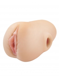 Телесный мастурбатор-вагина Pussy Pounder Squeeze Stroker - Pipedream - в Ангарске купить с доставкой