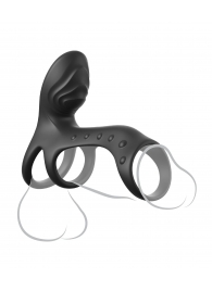 Черная насадка на пенис Ultimate Couples Cage Pro - Pipedream - в Ангарске купить с доставкой