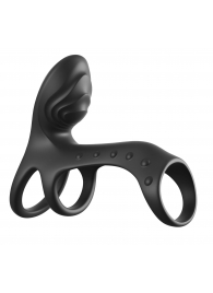 Черная насадка на пенис Ultimate Couples Cage Pro - Pipedream - в Ангарске купить с доставкой