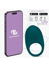 Зеленое интерактивное виброкольцо Ringo - Intoyou - в Ангарске купить с доставкой