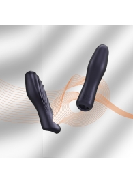 Сливовая силиконовая насадка на пенис с подхватом Manwan Ryzer - Manwan - в Ангарске купить с доставкой