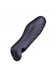 Сливовая силиконовая насадка на пенис с подхватом Manwan Ryzer - Manwan - в Ангарске купить с доставкой