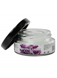 Массажная свеча «Сирень» - 50 мл. - SGAN - купить с доставкой в Ангарске