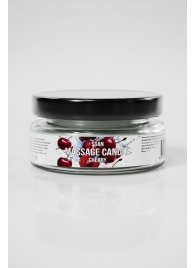 Массажная свеча «Спелая вишня» - 50 мл. - SGAN - купить с доставкой в Ангарске