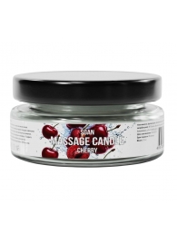 Массажная свеча «Спелая вишня» - 50 мл. - SGAN - купить с доставкой в Ангарске
