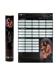 Плакат для двоих со скретч-слоем «БДСМ» - Сима-Ленд - купить с доставкой в Ангарске