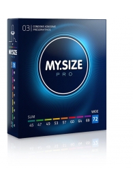 Презервативы MY.SIZE размер 72 - 3 шт. - My.Size - купить с доставкой в Ангарске