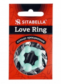 Цветное эрекционное кольцо с 5 бусинами Love Ring - Sitabella - в Ангарске купить с доставкой