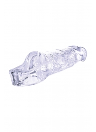 Прозрачная насадка-удлинитель Length Enhancer с подхватом - 16 см. - NMC - в Ангарске купить с доставкой