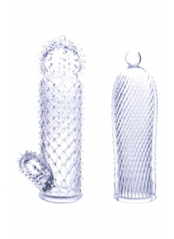 Набор из 2 прозрачных насадок на член Seductive Tickler Sleeves - NMC - в Ангарске купить с доставкой