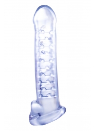 Прозрачная насадка-удлинитель Stretchy Touch - 18 см. - NMC - в Ангарске купить с доставкой